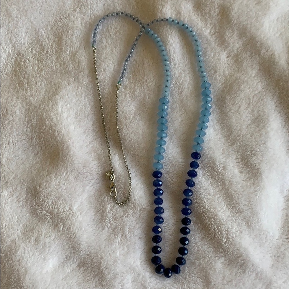 Banana Republic Ombre Blue Necklace